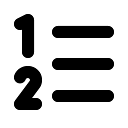 List Numbers Bold Smiley – Icons