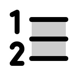List Numbers Duotone Smiley – Icons