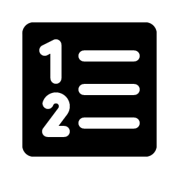 List Numbers Fill Smiley – Icons