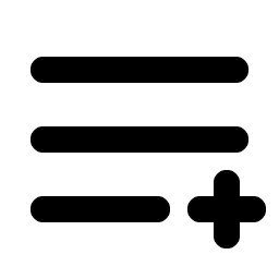 List Plus Bold Smiley – Icons