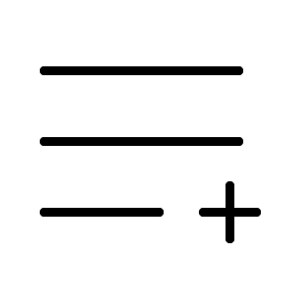 List Plus Thin Smiley – Icons