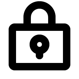Lock Key Bold Smiley – Icons