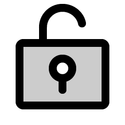 Lock Key Open Duotone Smiley – Icons