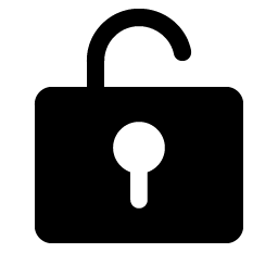 Lock Key Open Fill Smiley – Icons