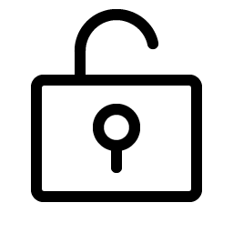 Lock Key Open Light Smiley – Icons