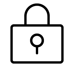 Lock Key Thin Smiley – Icons