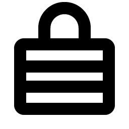 Lock Laminated Bold Smiley – Icons