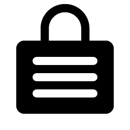 Lock Laminated Fill Smiley – Icons