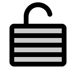 Lock Laminated Open Duotone Smiley – Icons