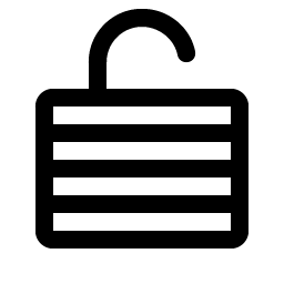 Lock Laminated Open Smiley – Icons