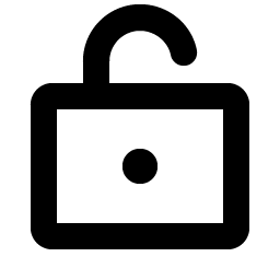 Lock Open Bold Smiley – Icons