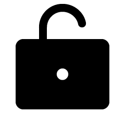 Lock Open Fill Smiley – Icons