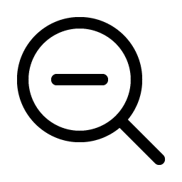 Magnifying Glass Minus Smiley – Icons