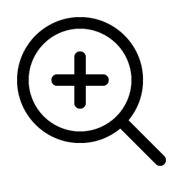 Magnifying Glass Plus Smiley – Icons