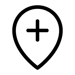 Map Pin Plus Light Smiley – Icons