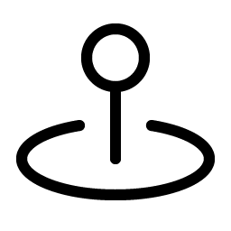 Map Pin Simple Area Light Smiley – Icons