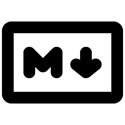 Markdown Logo Bold Smiley – Icons