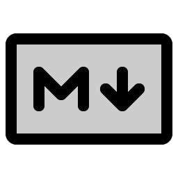 Markdown Logo Duotone Smiley – Icons