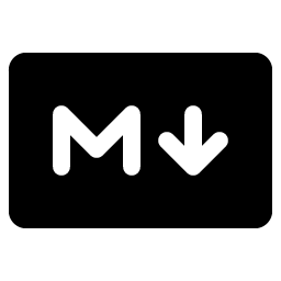 Markdown Logo Fill Smiley – Icons