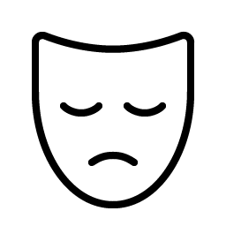 Mask Sad Thin Smiley – Icons