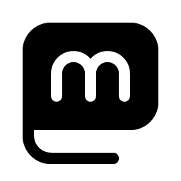 Mastodon Logo Fill Smiley – Icons