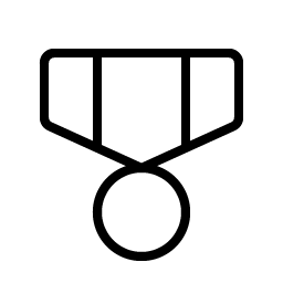 Medal Military Thin Smiley – Icons