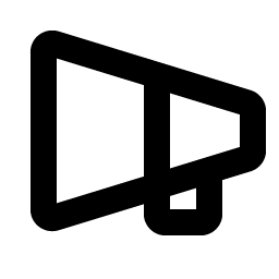 Megaphone Simple Bold Smiley – Icons