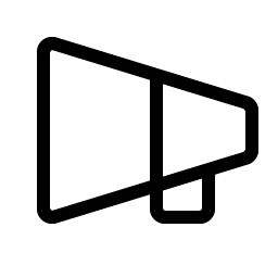 Megaphone Simple Light Smiley – Icons