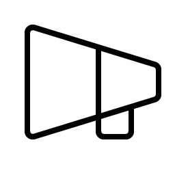 Megaphone Simple Thin Smiley – Icons