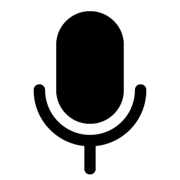 Microphone Fill Smiley – Icons