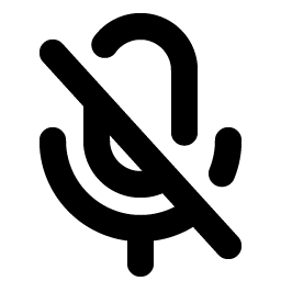 Microphone Slash Bold Smiley – Icons