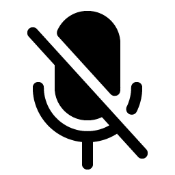 Microphone Slash Fill Smiley – Icons