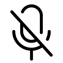 Microphone Slash Light Smiley – Icons