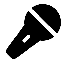 Microphone Stage Fill Smiley – Icons