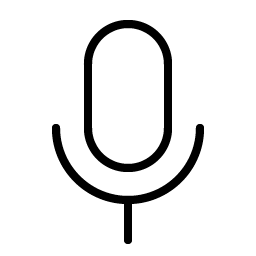 Microphone Thin Smiley – Icons