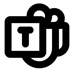 Microsoft Teams Logo Bold Smiley – Icons
