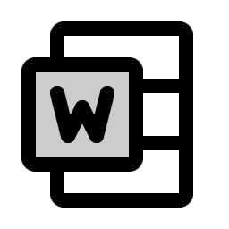 Microsoft Word Logo Duotone Smiley – Icons