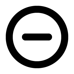 Minus Circle Bold Smiley – Icons