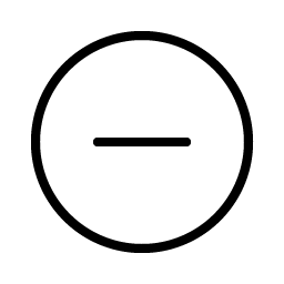 Minus Circle Thin Smiley – Icons