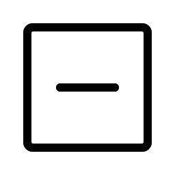 Minus Square Light Smiley – Icons
