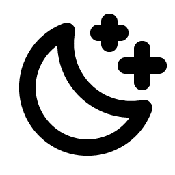 Moon Stars Bold Smiley – Icons