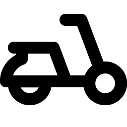 Moped Bold Smiley – Icons