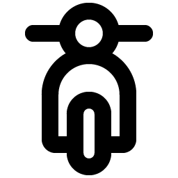 Moped Front Bold Smiley – Icons