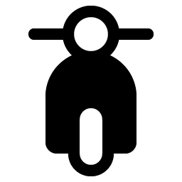 Moped Front Fill Smiley – Icons