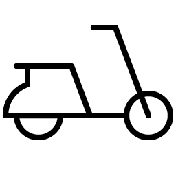 Moped Thin Smiley – Icons