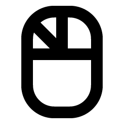 Mouse Left Click Bold Smiley – Icons