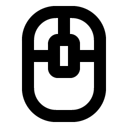Mouse Middle Click Bold Smiley – Icons