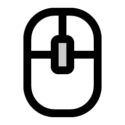 Mouse Middle Click Duotone Smiley – Icons