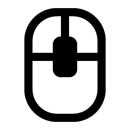 Mouse Middle Click Fill Smiley – Icons