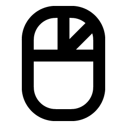 Mouse Right Click Bold Smiley – Icons